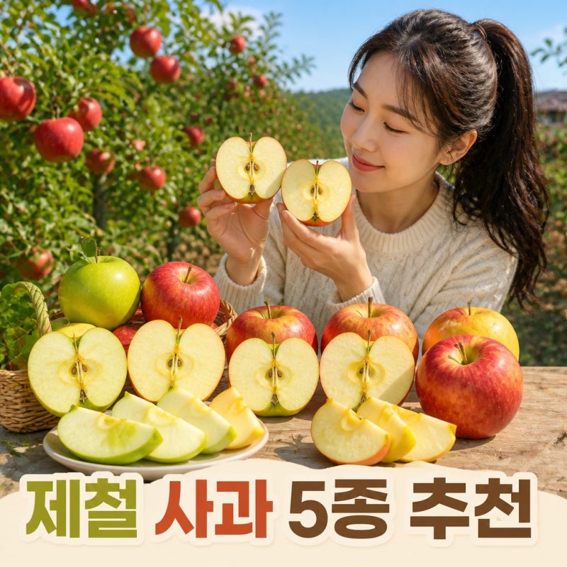 과일부티크 제철 사과 5종 추천 청송 문경 안동 품종별 특징 총정리