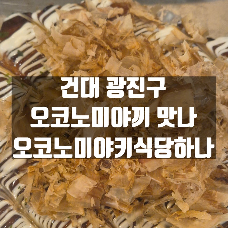 서울특별시 광진구 화양동 오코노미야키 식당 하나 방문 및 철판 요리 솔직한 후기