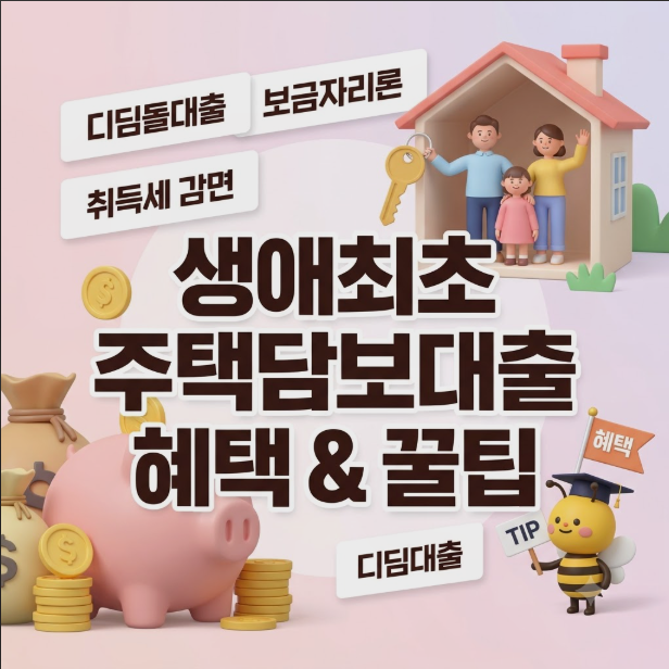 생애최초 주택담보 대출 디딤돌대출과 보금자리론비교, 취득세 감면까지 수백만 원 아끼는 ....