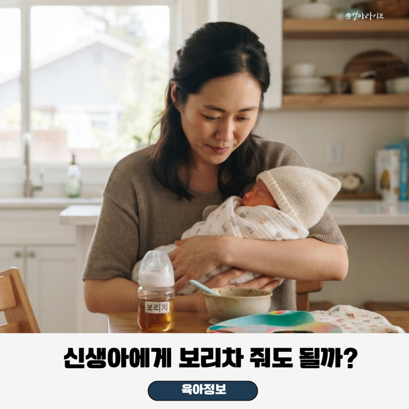 신생아에게 보리차 줘도 될까? 아기 보리차 시기와 보관법