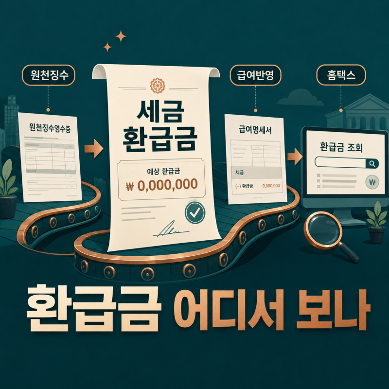 연말정산 환급금 조회, 홈택스보다 먼저 볼 곳