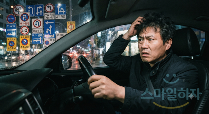 매일 운전해도 헷갈리는 도로 표시 7가지 완벽 정리