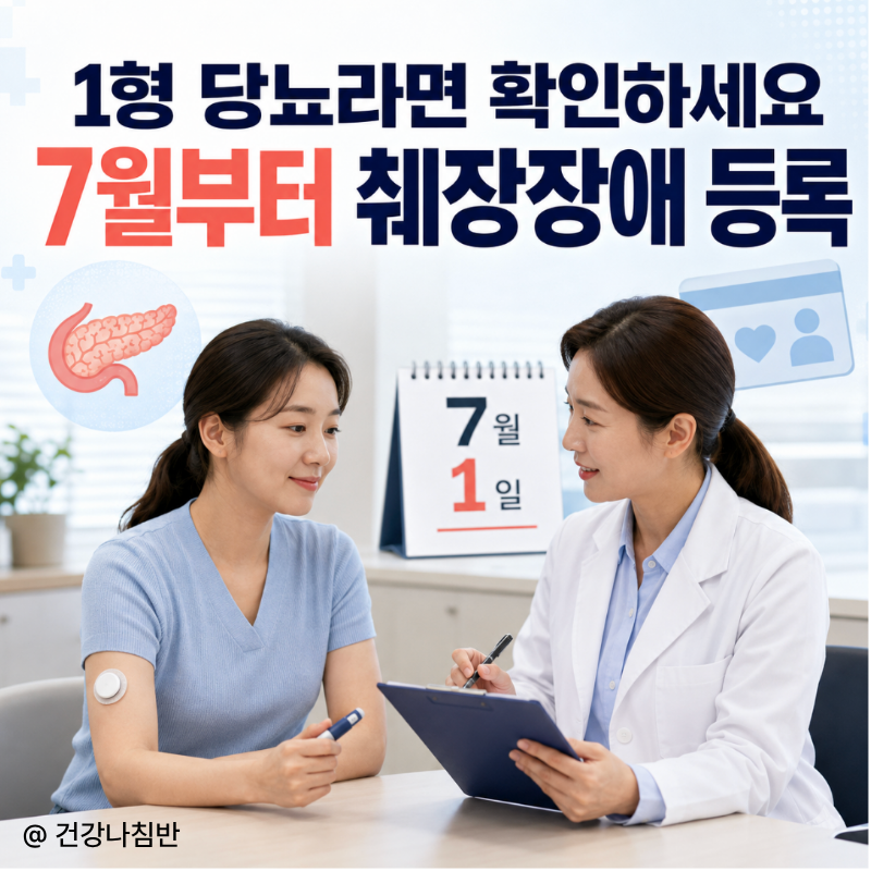 1형 당뇨 환자라면 놓치지 마세요, 7월부터 바뀐 의료비 지원 3가지