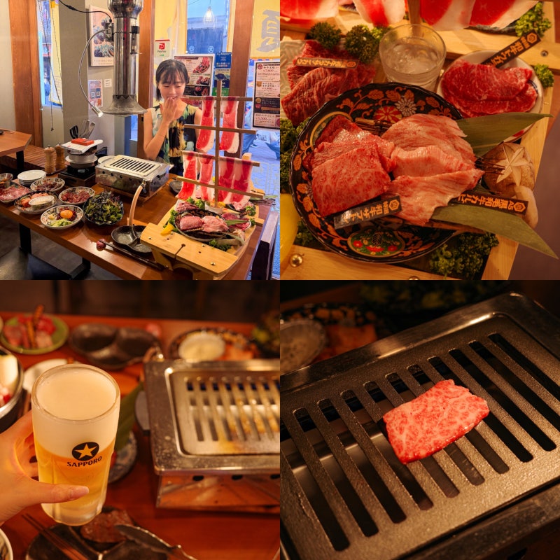 시부야 스카이 전망대 도쿄 야키니쿠 맛집 추천 무한리필 타케다 놀거리