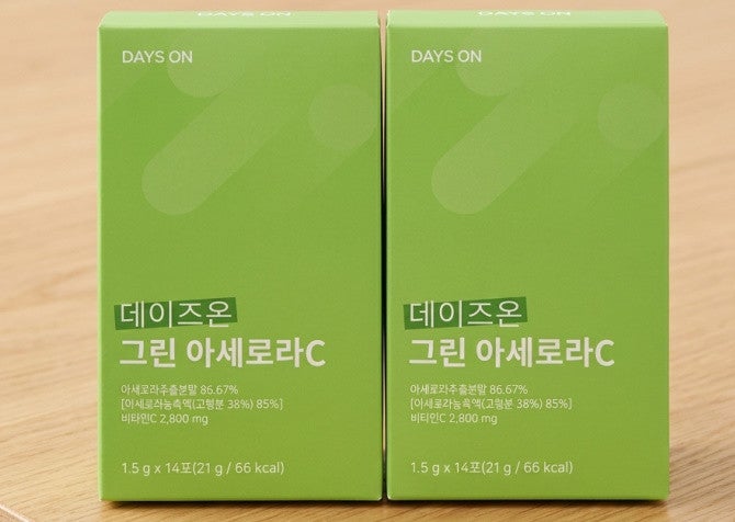 데이즈온 그린아세로라 천연 비타민C 효능 음료로 섭취