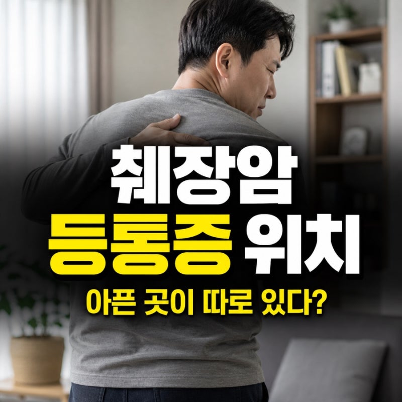 췌장암 등통증 위치, 왼쪽보다 ‘통증의 방향’을 봐야 합니다