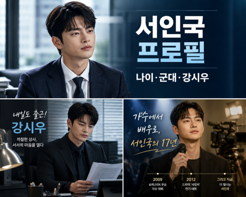 서인국 프로필 총정리｜나이·군대·‘내일도 출근!’ 강시우 캐릭터까지