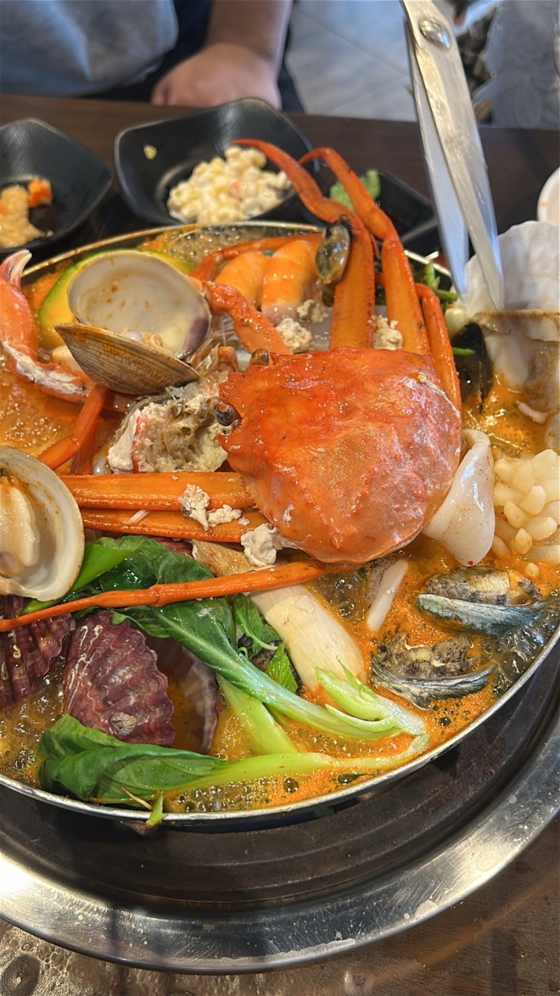 부산 해운대 해물탕 맛집, the명품해물탕조개구이 후기