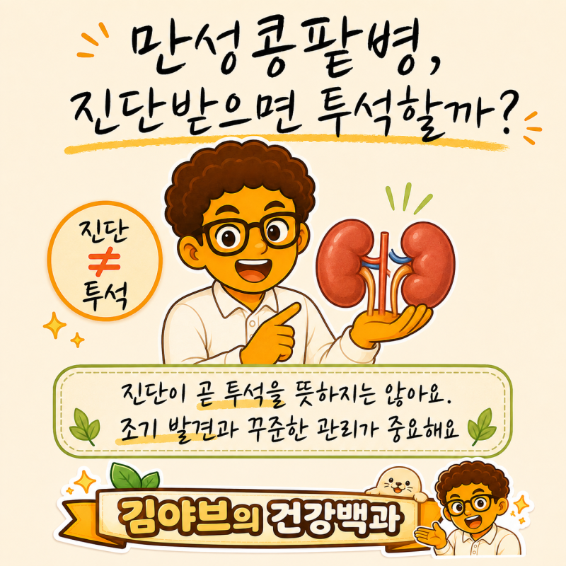 만성콩팥병 진단이 곧 투석은 아니다 초기증상부터 달라진 치료 생활관리까지