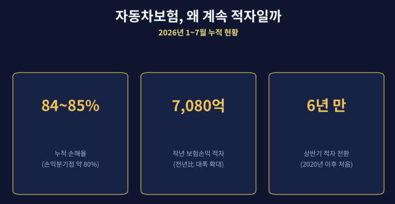 자동차보험료 올렸는데 왜 적자? 9월 10일부터 달라지는 '8주룰'까지 총정리