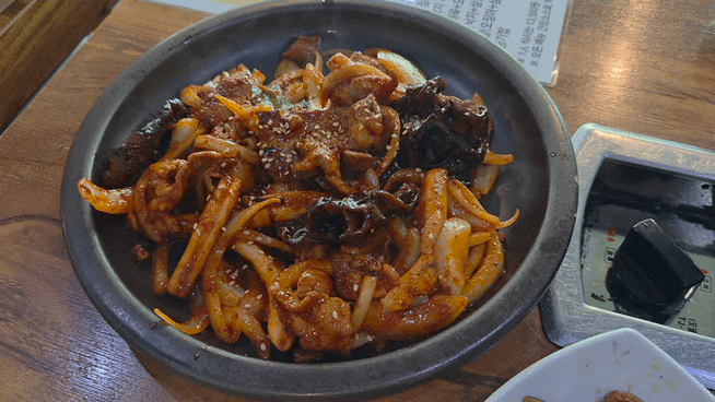 [율동공원맛집] 이원희맛집 직화쌈밥정식! 제육+오징어 직화쌈밥!