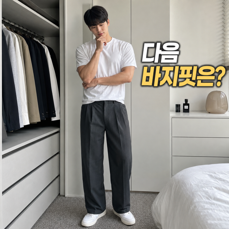 남자 와이드팬츠 계속 입었는데 요즘 바지핏 분위기가 달라졌다