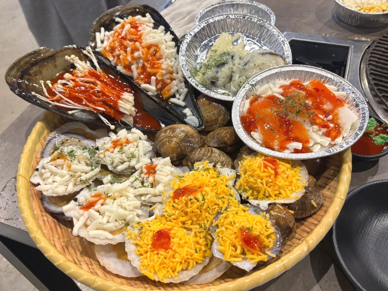 영종도 조개구이 무한리필 조개정석 구읍뱃터 본점 솔직후기
