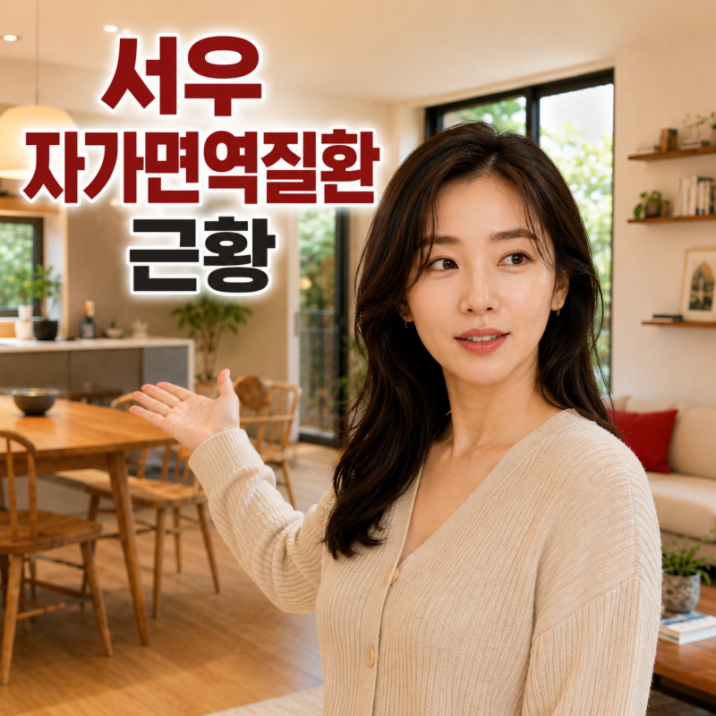 서우 나이 41세, 자가면역질환 고백 후 공개한 담양집의 정체