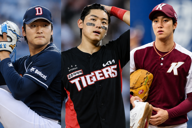 “MLB 스카우터가 KBO를 찾는다” 곽빈·안우진·김도영, MLB가 주목하는 세 남자