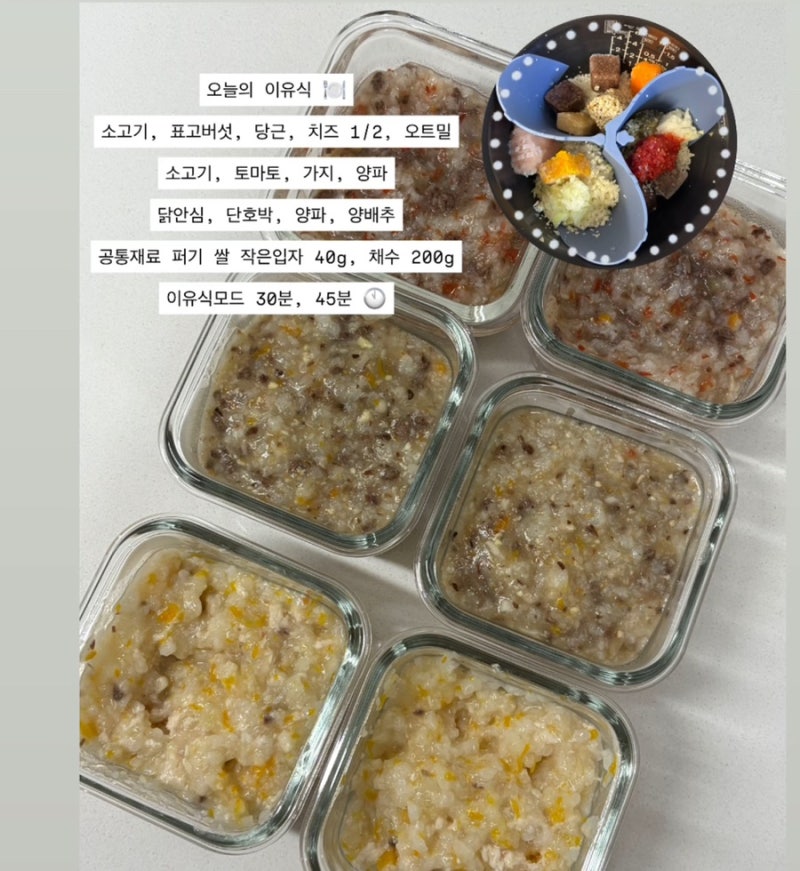 ️ 7개월 아기 중기이유식 준비물, 엄마표&시판 골고루 먹이기(기록 추가 -ing)