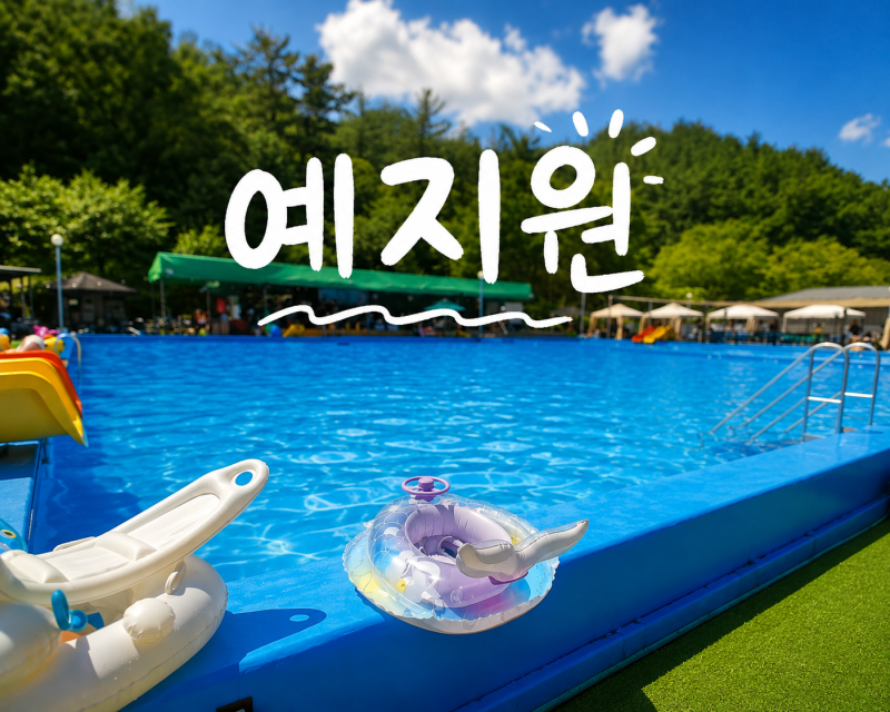 충남 예산 수영장, 취사가능 수영장! 예지원 가격과 준비물, 무료 돗자리존부터 가제보 솔직....
