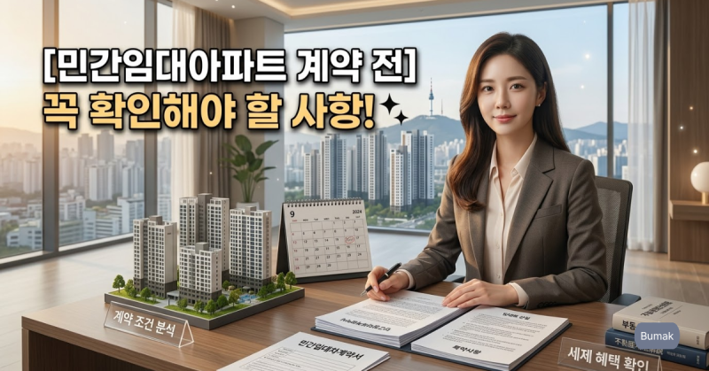 민간임대 아파트 계약 주의 사항 7가지｜35년 부동산 실무 Q&A[1편]