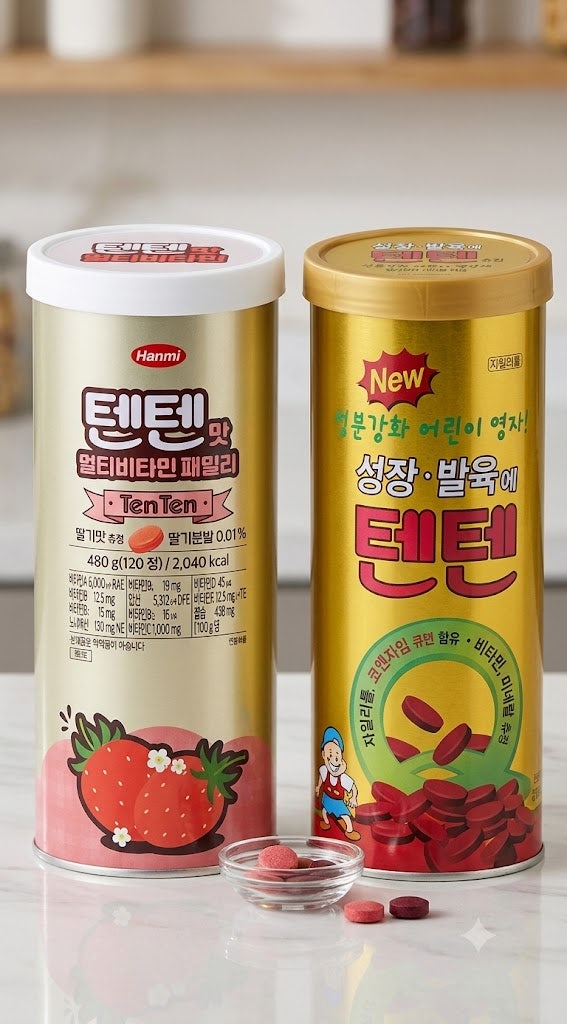 약국 텐텐과 텐텐맛 멀티비타민 차이, 같은 제품일까?
