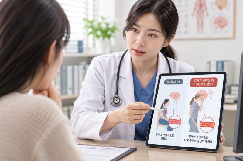 기립성 저혈압 증상과 원인, 갑자기 일어났다가 쓰러질수도?