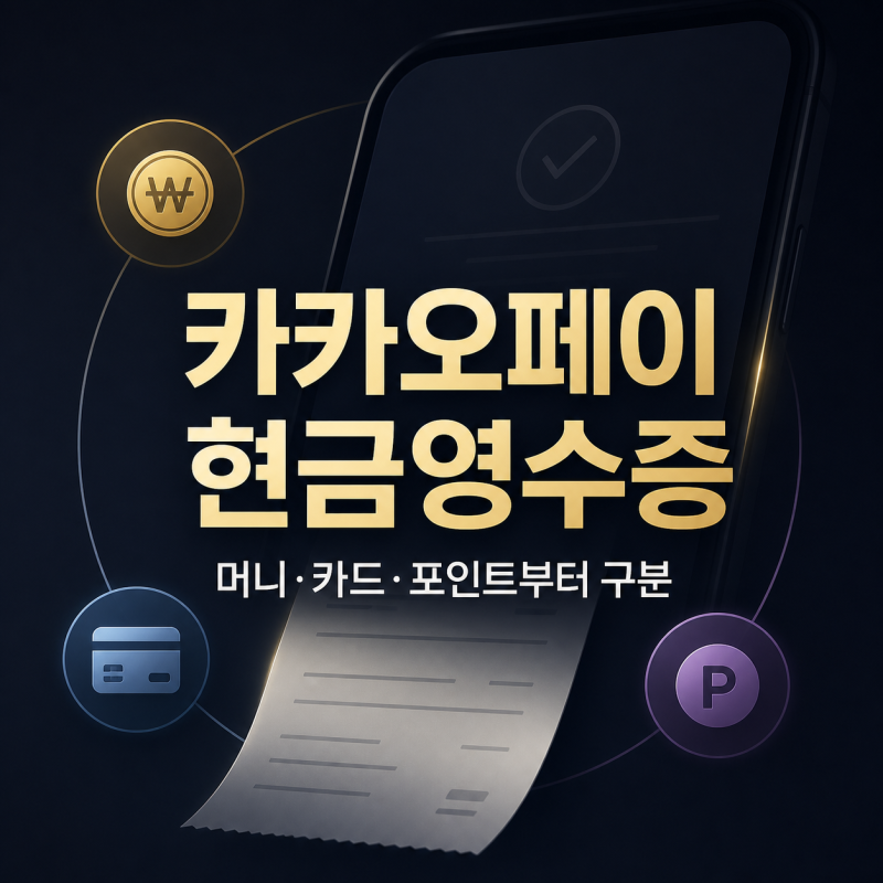 카카오페이 현금영수증, 결제했는데 안 보일 때 결제수단부터 확인하세요