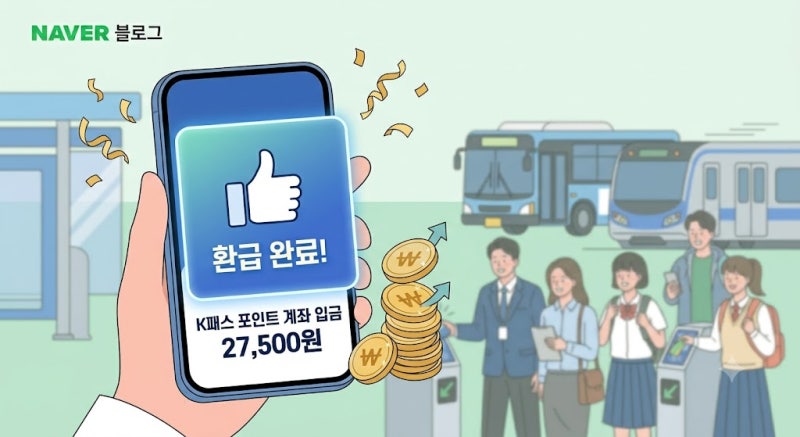 K패스 환급금 신청 및 조회 방법, 계좌 입금일 놓치면 손해 보는 이유