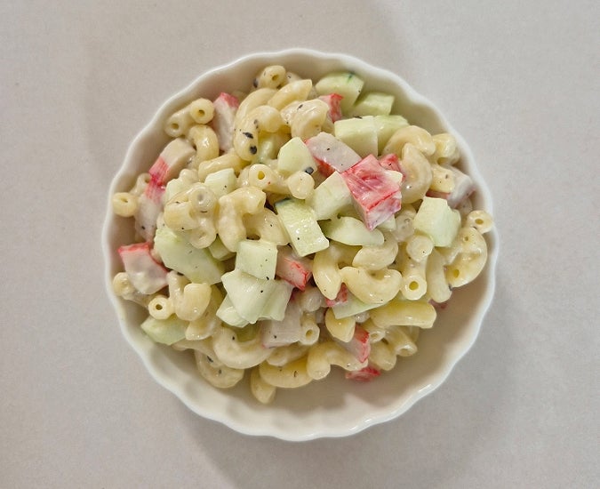 식당 마카로니 샐러드 만들기 오이 맛살 마카로니 레시피 마카로니 삶는법