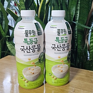 '풀무원 특등급 국산 콩물'로 집에서 즐기는 영양 만점, 진하고 깨끗한 콩국수