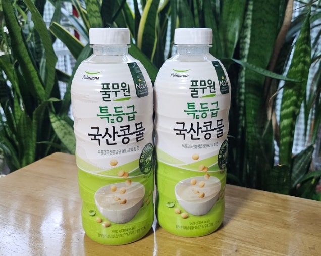 '풀무원 특등급 국산 콩물'로 집에서 즐기는 영양 만점, 진하고 깨끗한 콩국수
