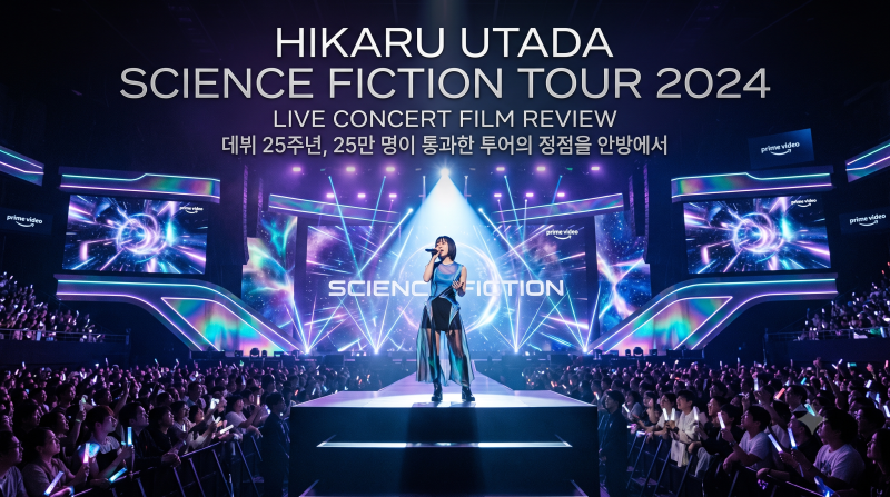 HIKARU UTADA SCIENCE FICTION TOUR 2024 / 데뷔 25주년 — 25만 명이 통과한 투어의 정점을, 안방에서