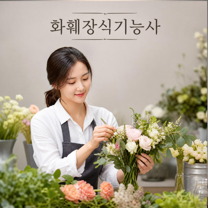 화훼장식기능사 플로리스트자격증, 꽃 좋아한다고 쉽게 합격할까? 취득 준비 현실 정리