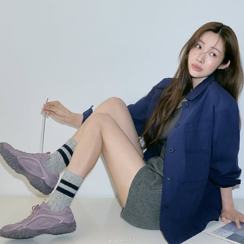 휠라 운동화 “옷잘러들 약속했나..” 강민경 차정원이 신은 모델