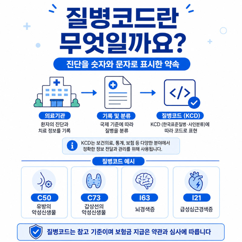 진단서에 질병코드가 있으면 보험금이 무조건 나올까?