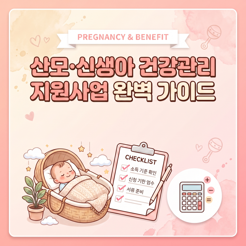 산모·신생아 건강관리 지원사업 150% 기준은? 출산전후휴가 건보료 환산 및 맞벌이 가구 특례
