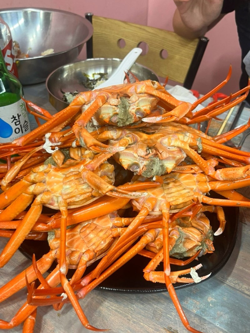 포항 대박수산 영일대 홍게 무한리필 1인 25000원 내돈내산 방문 팁