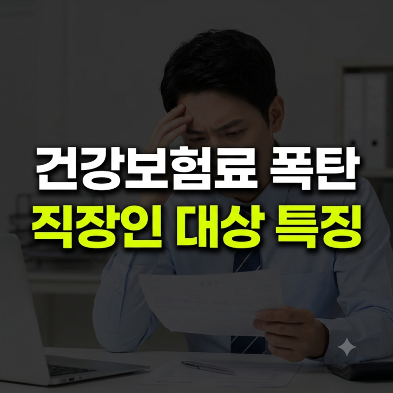 월급 그대로인데 건강보험료 30만원 더 늘어난 직장인 특징 3가지