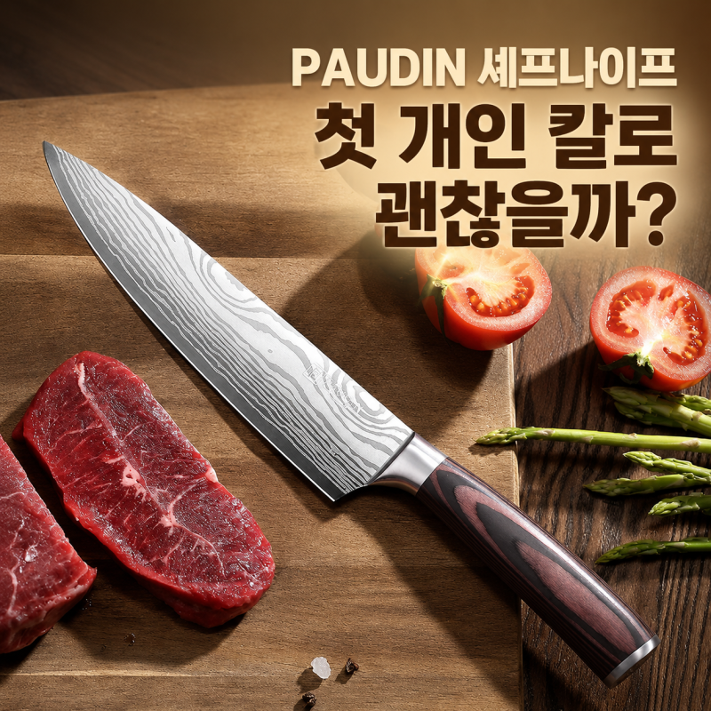 [PAUDIN 셰프나이프] 첫 개인 칼로 부담 없이 괜찮을까?
