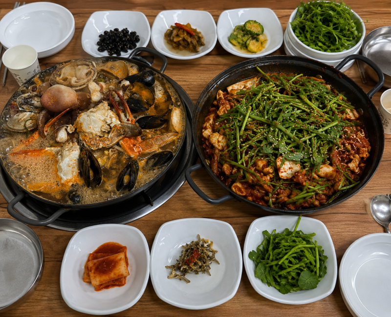 여수 학동 맛집 용궁해물탕, 해물탕 낙지볶음 존맛탱