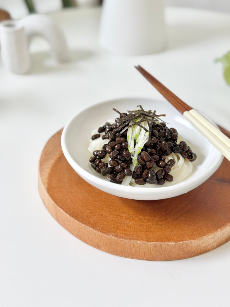 낫또 비빔칼국수 비빔면 레시피 나또 맛있게 먹는 법