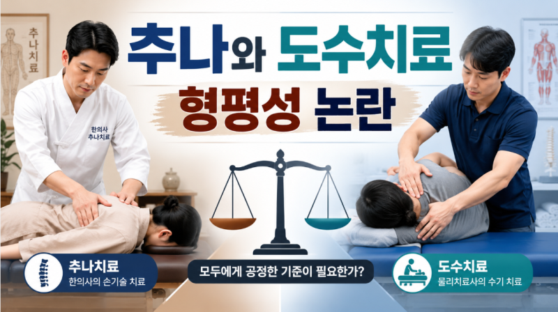 추나와 도수치료 형평성 논란