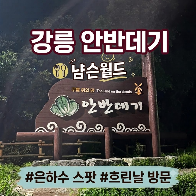 [강릉/안반데기] 안반데기 별구경｜흐린 날에도 별 볼 수 있을까? 주차·준비물·날씨 후기