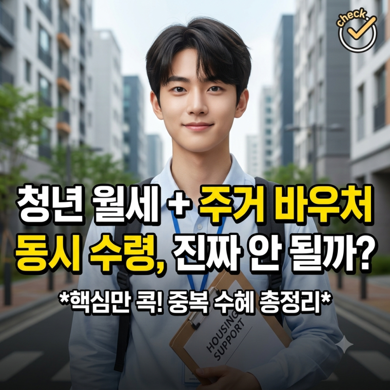 2026 청년 월세 지원 조건 및 지자체 주거 바우처 중복 신청 가능할까?