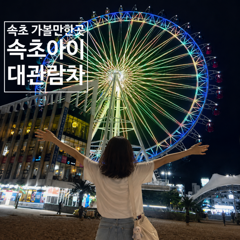 속초 가볼만한곳 속초아이 대관람차｜18,000원 패키지로 타봤는데… 시간·예약·주차까지