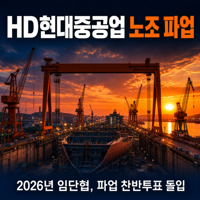 HD현대중공업 노조 파업 조선업계 영향은 얼마나 클까