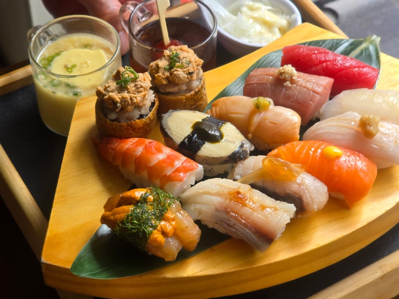 광주 상무지구 맛집 가족모임 코스 칸세이스시 초밥 광양숯불구이 불고기