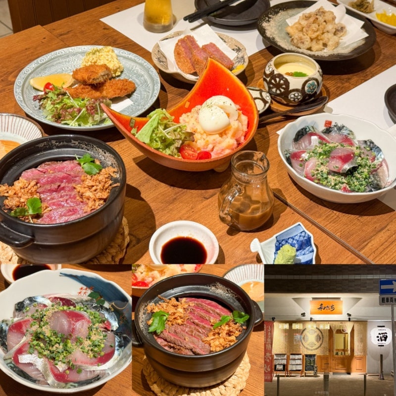 후쿠오카 이자카야 캐널시티 맛집 와다치 해산물 솥밥 메뉴 추천