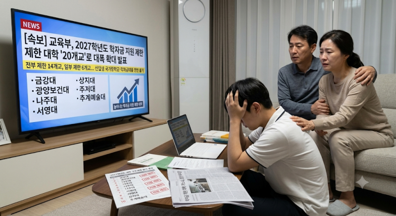 9월 7일부터 수시원서 접수 전 확인 필수! 학자금 지원 제한 대학 20곳.