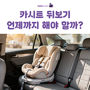 카시트 뒤보기 언제까지 해야 할까? 안전 기준 안내