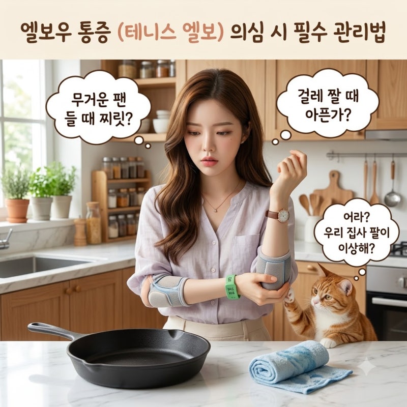 팔꿈치통증 테니스엘보 의심될 때 꼭 알아야 할 관리법