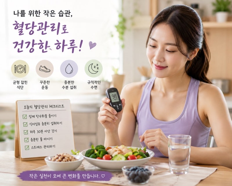 혈당관리 절대 먹으면 안되는 음식 (영양제 추천)